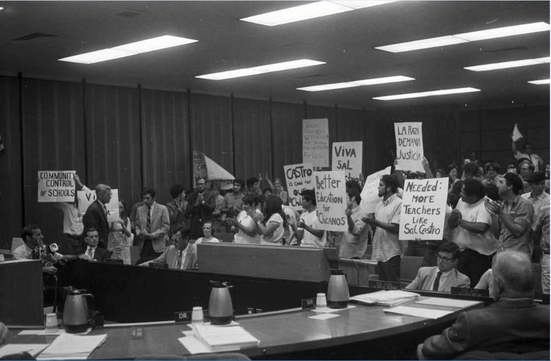 Exhibition "The 1968 and 1970 Roosevelt High School Walkouts Photos from the UCLA Chicano